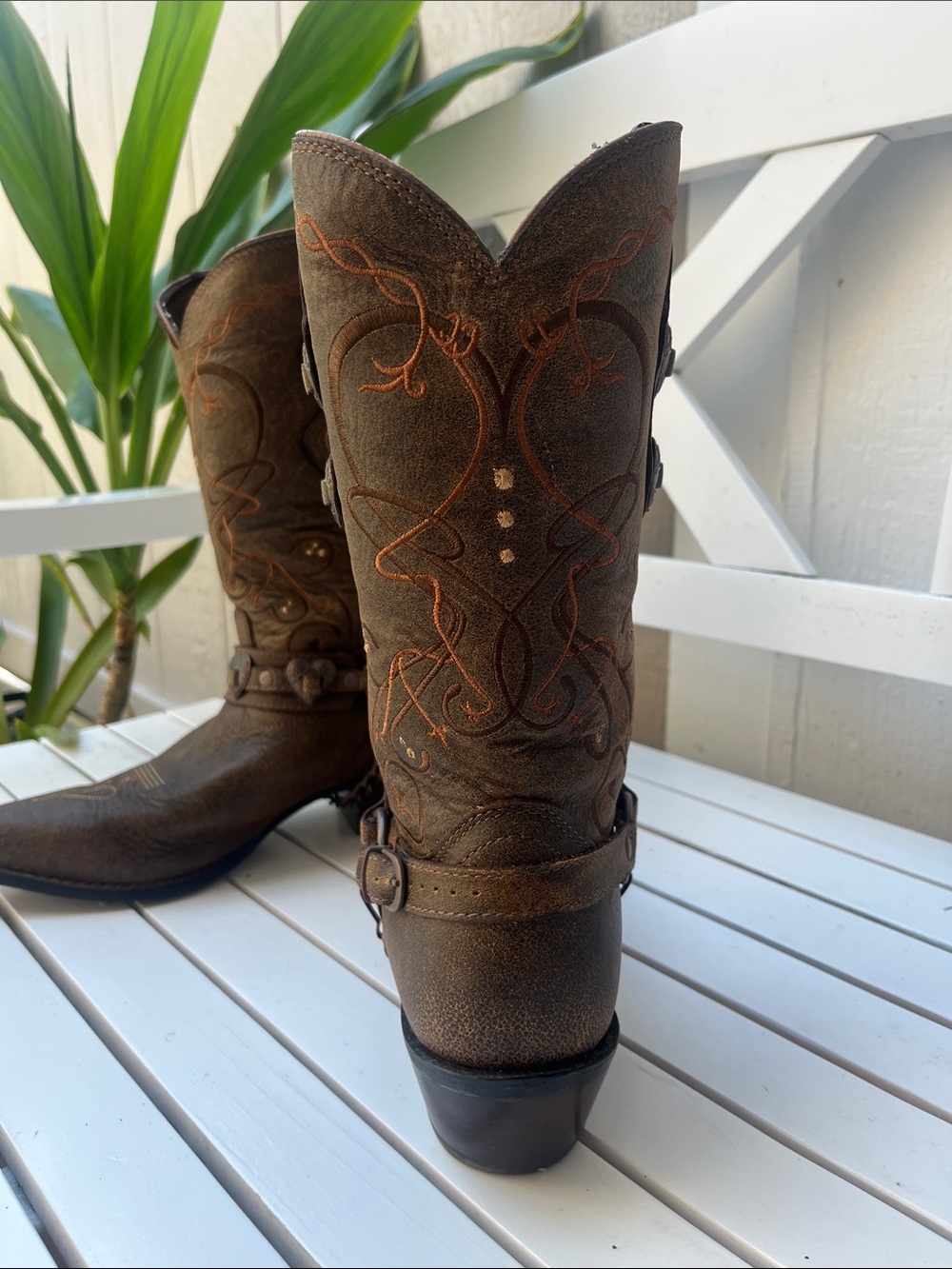 CRUSH BY DURANGO® WOMEN'S BROWN HEARTBREAKER BOOT 9.5 - Picture 5 of 9